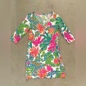 Lilly Pulitzer Henley Tee Shirt Dress Women’s Medium